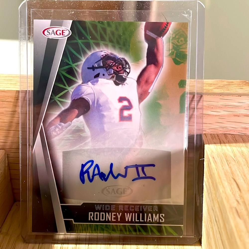 Rodney Williams Rookie card Autograph